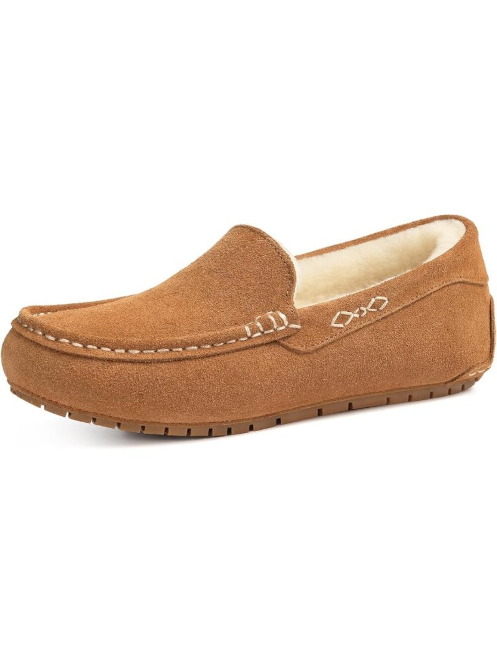 Cozy Women's Genuine Suede Moccasin Slippers | Soft & Comfortable Footwear